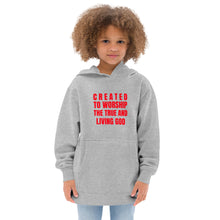 Load image into Gallery viewer, Kids fleece hoodie