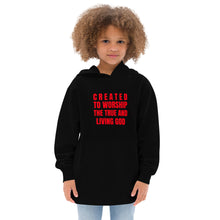 Load image into Gallery viewer, Kids fleece hoodie