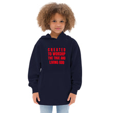Load image into Gallery viewer, Kids fleece hoodie