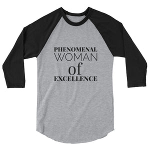 3/4 sleeve woman's raglan shirt