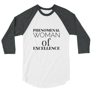 3/4 sleeve woman's raglan shirt