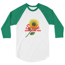 Load image into Gallery viewer, 3/4 sleeve raglan shirt