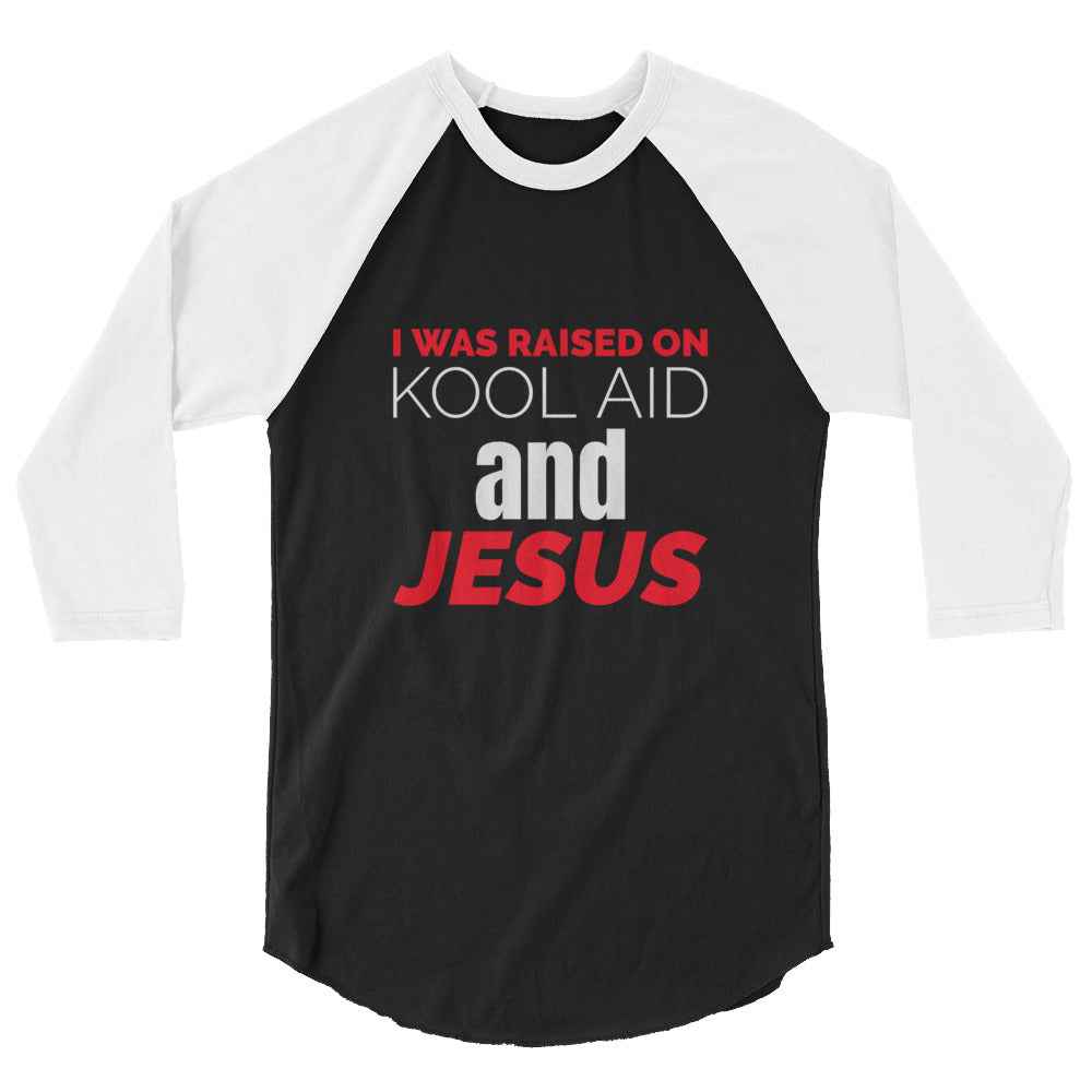 3/4 sleeve raglan shirt