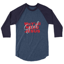 Load image into Gallery viewer, 3/4 sleeve raglan shirt